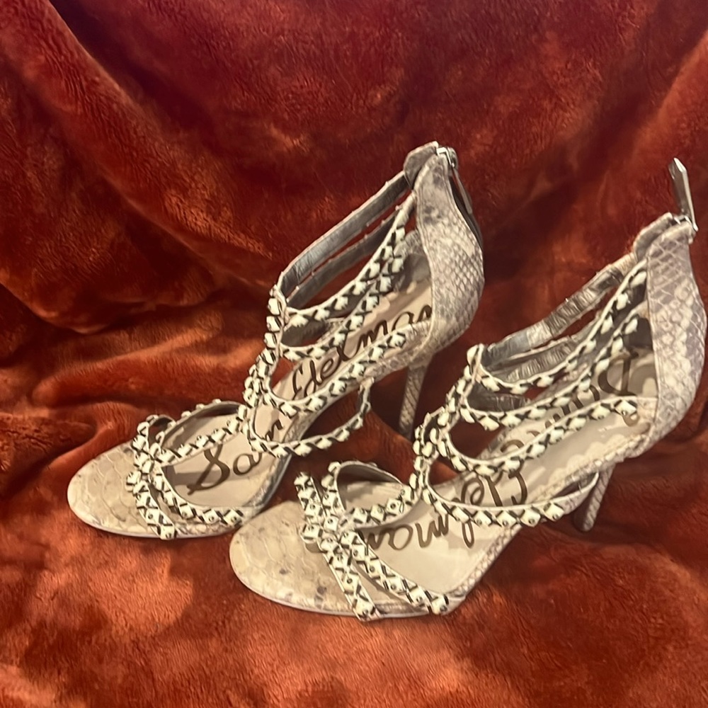 Sam Edelman sexy cream heels